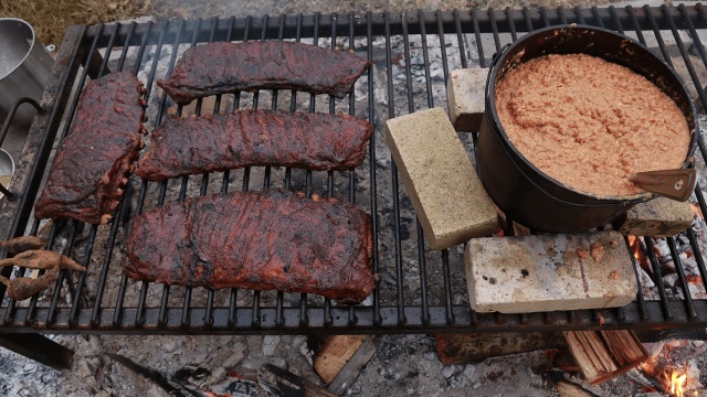 Watch Barbecue: Life of Fire South Carolina Peach-Glazed Ribs with Rice ...