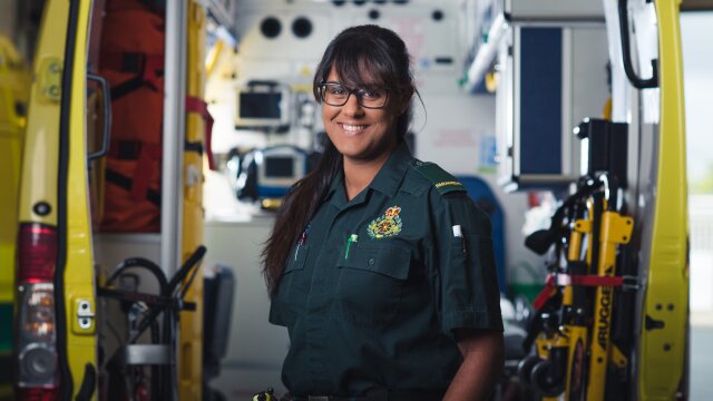 Inside the Ambulance