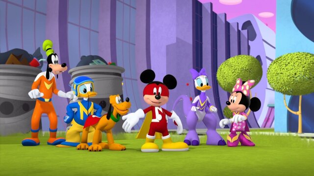 Watch Mickey Mouse Funhouse Heroes Clean Up Dino Duck S2 E2 TV