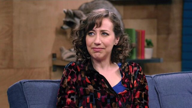 Watch Comedy Bang! Bang! Kristen Schaal Wears Strawberry Colored Pants and  a Multicolored Shirt S5 E9 | TV Shows | DIRECTV