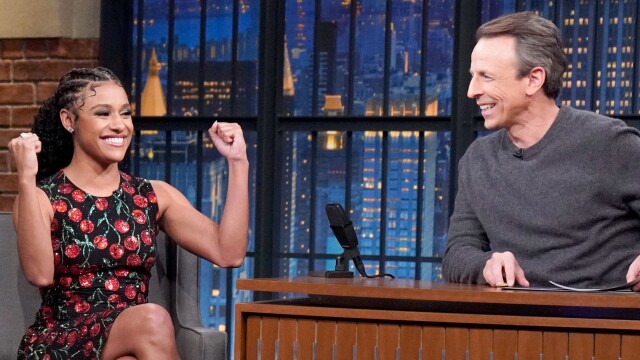 Watch Late Night With Seth Meyers Ariana Debose Iman Vellani