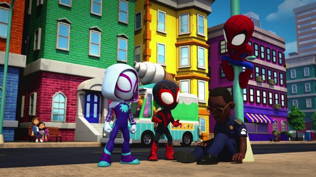Watch Marvel's Spidey and His Amazing Friends Spin Rushes In; Bridge Bandit  S1 E15, TV Shows