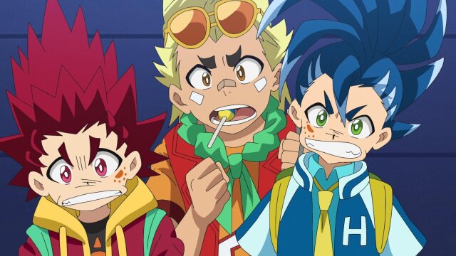 Characters from the beyblade anime