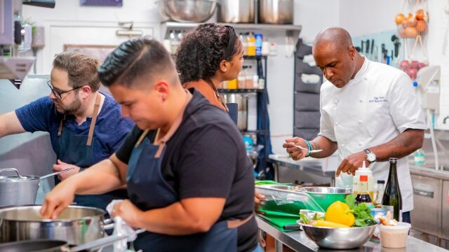 Watch Chef Boot Camp Two and a Half Chefs S2 E3 TV Shows DIRECTV