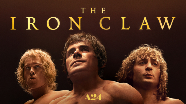 Promotional image for biographic movie The Iron Claw
