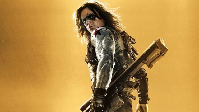 Promotional image for superhero movie Captain America: The Winter Soldier