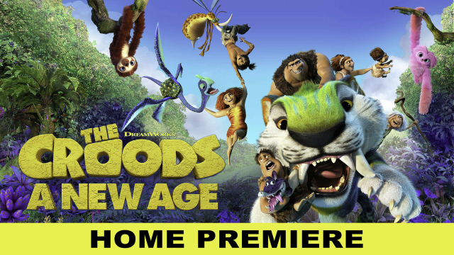 Promotional image for animated movie The Croods: A New Age