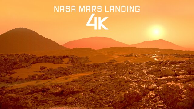 NASA Mars Landing: 4K