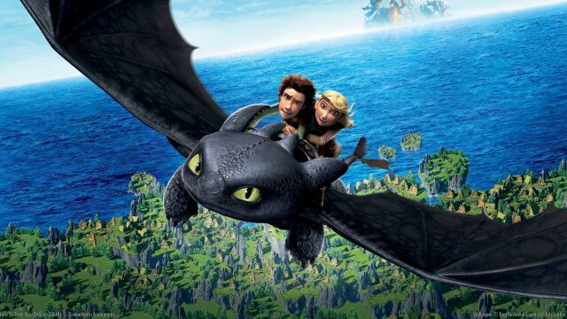 Promotional image for animated movie How to Train Your Dragon