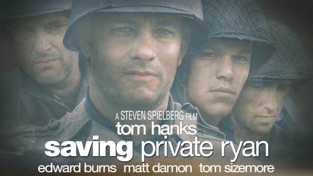 Promotional image for war movie Saving Private Ryan