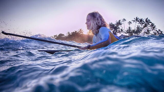 Girl on Wave