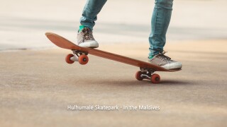 Hulhumalé Skatepark - In the Maldives