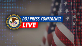 DOJ Press Conference Live