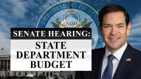 Senate Hearing: State Dept. Budget