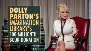 Dolly Parton's Imagination Library's 100 Millionth Book Donation