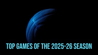 Top Games of the 2025-26 Season
