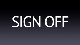 Sign Off