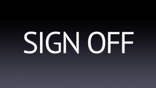 Sign Off