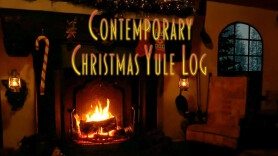 Contemporary Christmas Yule Log