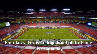 Florida vs. Texas College Football In-Game Live Gameday