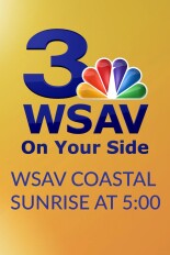 WSAV News 3: Coastal Sunrise at 5:00