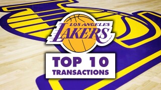 Lakers Top 10 Transactions