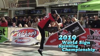 2019 World Sign Spinning Championship