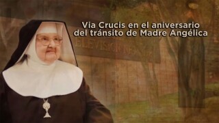 Via Crucis en el aniversario del tránsito de Madre Angélica