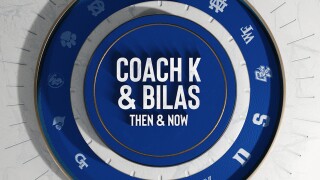 Coach K & Bilas: Then and Now