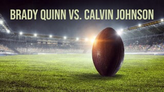 Brady Quinn vs. Calvin Johnson