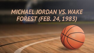 Michael Jordan vs. Wake Forest (Feb. 24, 1983)