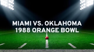 Miami vs. Oklahoma 1988 Orange Bowl