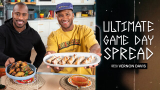 Vernon Davis and the Ultimate Game Day Spread