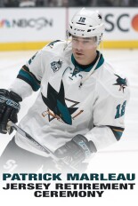 Patrick Marleau Jersey Retirement Ceremony
