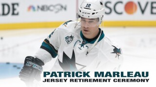 Patrick Marleau Jersey Retirement Ceremony