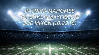 Patrick Mahomes vs. Baker Mayfield & Joe Mixon (10.22.16)