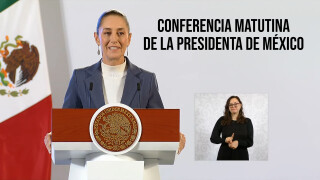 Conferencia matutina de la presidenta de México