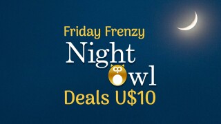 Friday Frenzy Night Owl Deals U$10