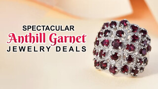 Spectacular Anthill Garnet Jewelry Deal