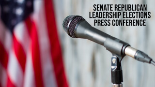 Senate Republican Leadership Elections Press Conference