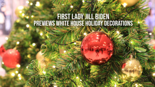 First Lady Jill Biden Previews White House Holiday Decorations