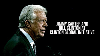 Jimmy Carter and Bill Clinton at Clinton Global Initiative