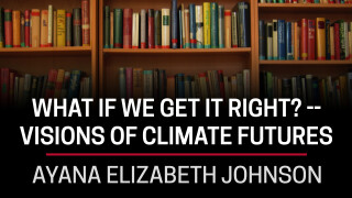 Ayana Elizabeth Johnson, What if We Get It Right? -- Visions of Climate Futures