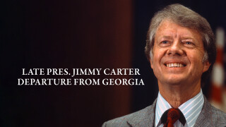 Late Pres. Jimmy Carter Departure From Georgia