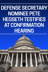 Defense Secretary Nominee Pete Hegseth Testifies at Confirmation Hearing