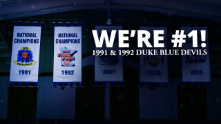 We're #1! -- 1991 & 1992 Duke Blue Devils