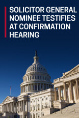 Solicitor General Nominee Testifies at Confirmation Hearing