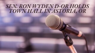 Sen. Ron Wyden D-OR Holds Town Hall in Astoria, OR