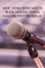 Rep. Josh Brecheen R-OK Holds Town Hall in Pryor, Okla.