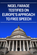 Nigel Farage Testifies on Europe's Approach to Free Speech